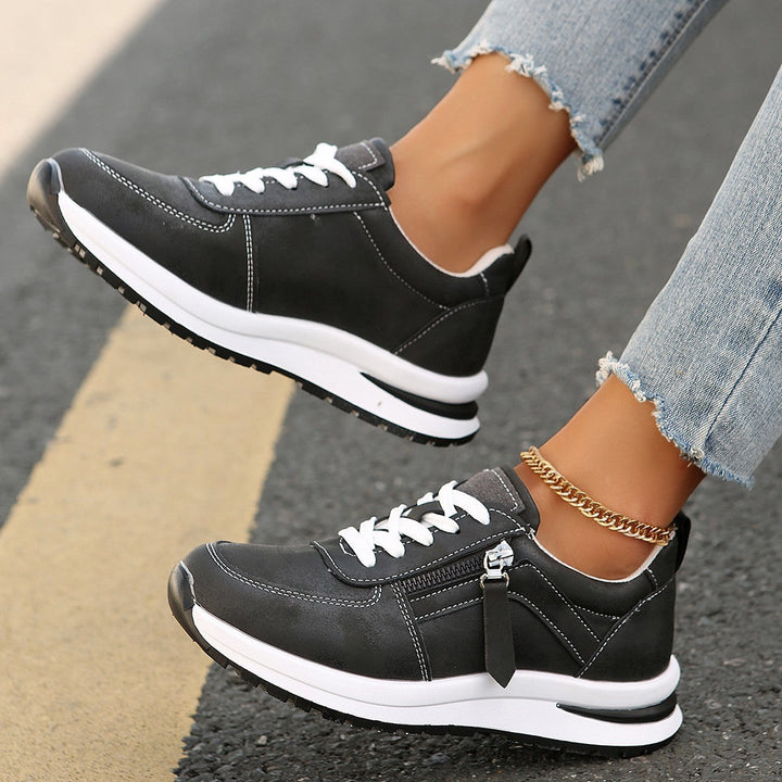 Erica | Women's Platform Zipper Sneakers for Comfort and Style-MODAUTLET