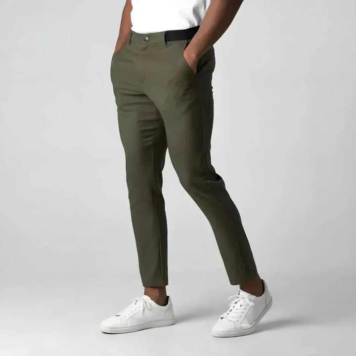 Stretch Tapered Fit Chinos for Ultimate Comfort-MODAUTLET
