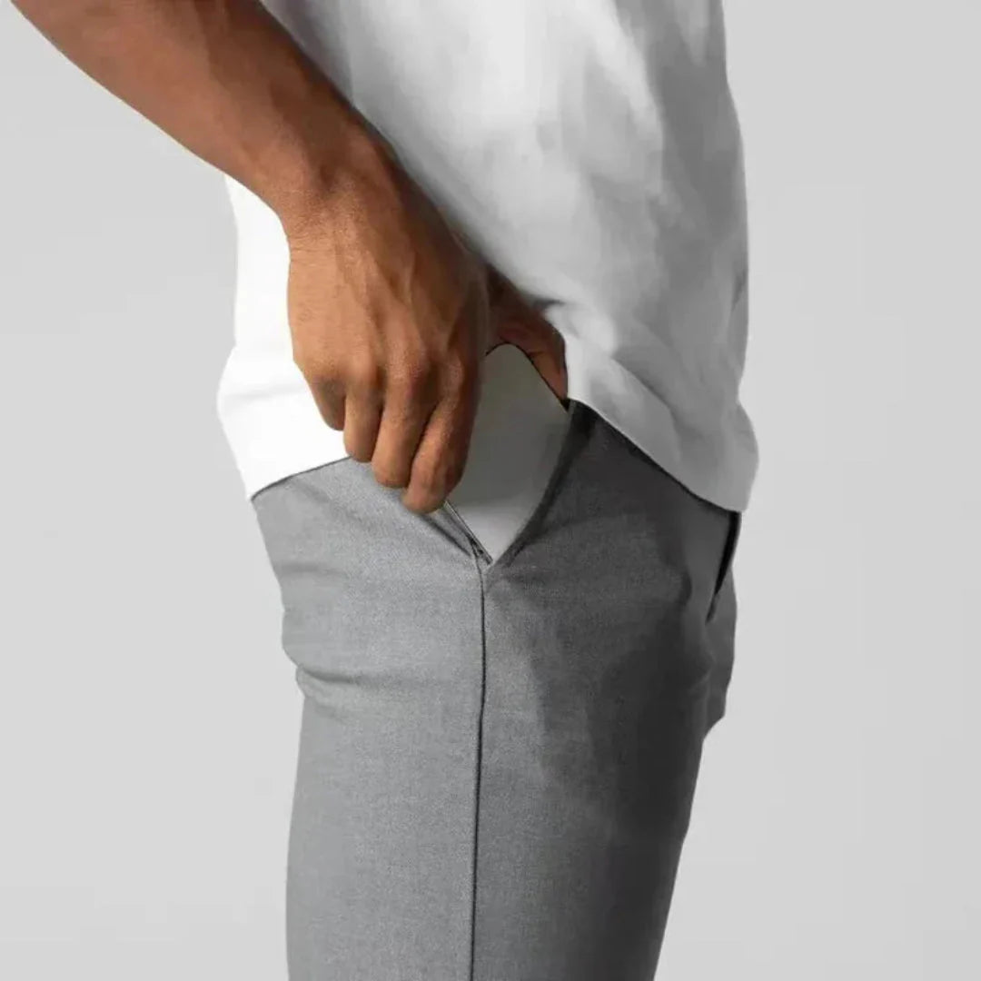 Stretch Tapered Fit Chinos for Ultimate Comfort-MODAUTLET