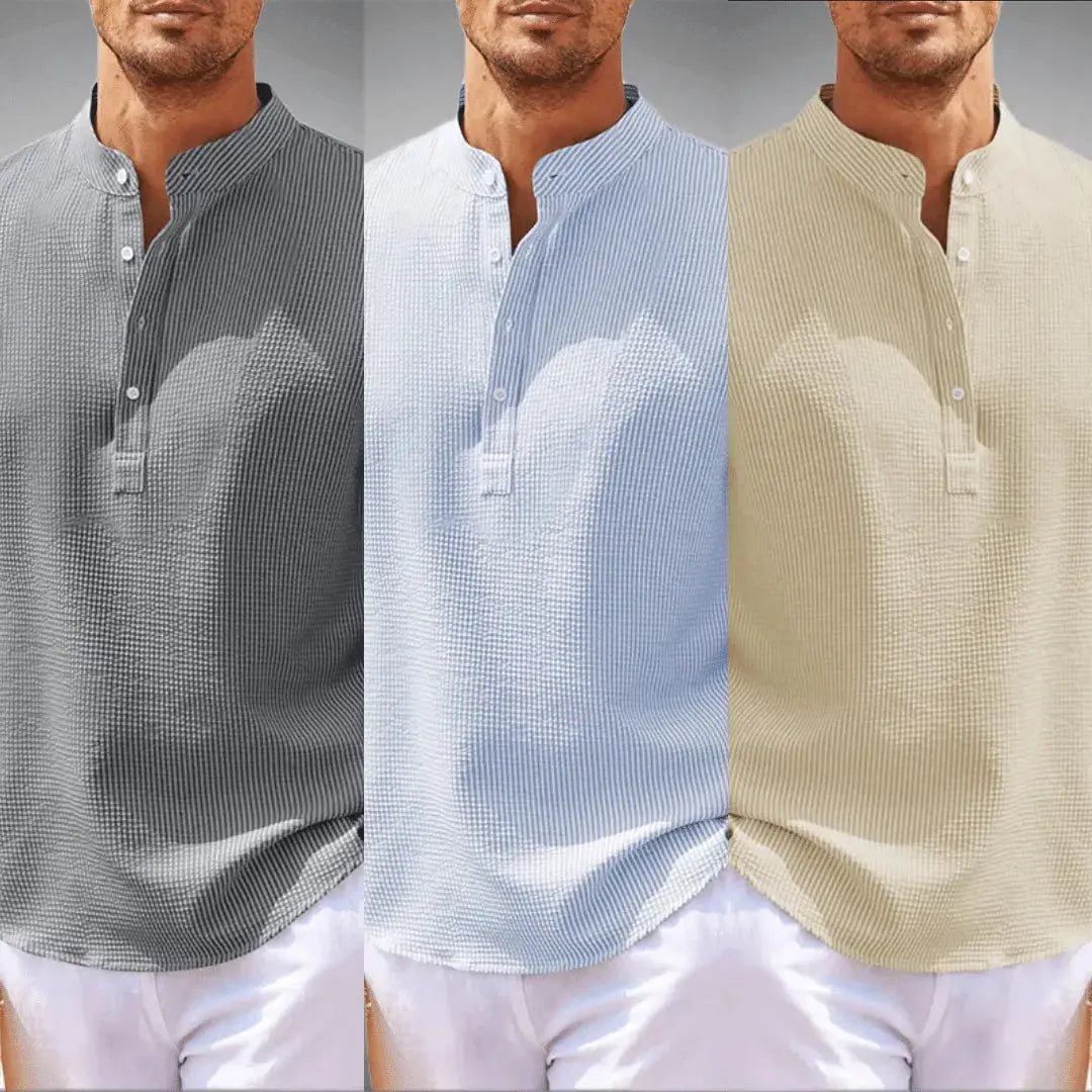 Erós Lightweight Linen Shirt for Men BUY 2 GET 1 FREE (One of each color)