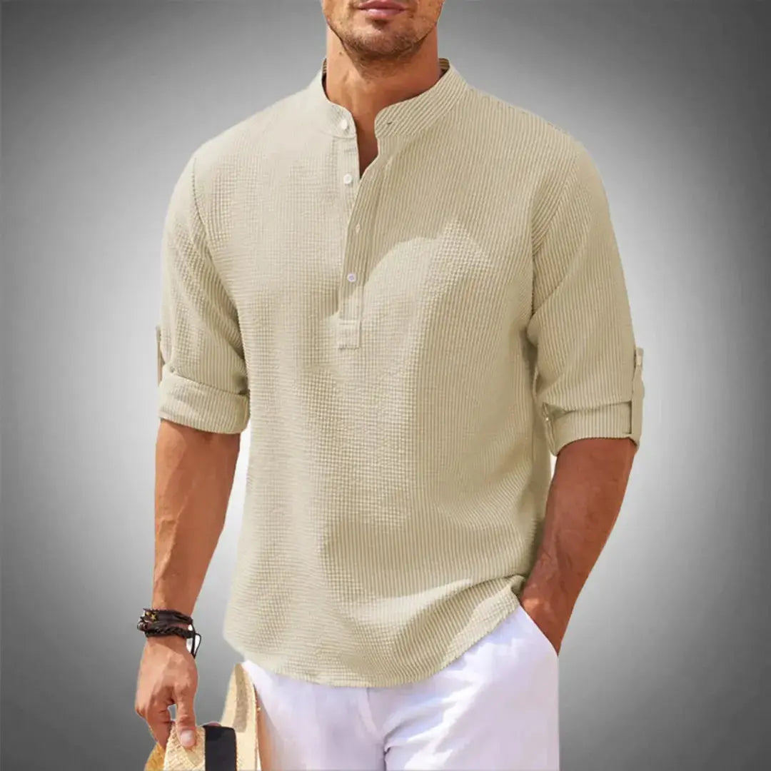 Erós Lightweight Linen Shirt for Men-MODAUTLET