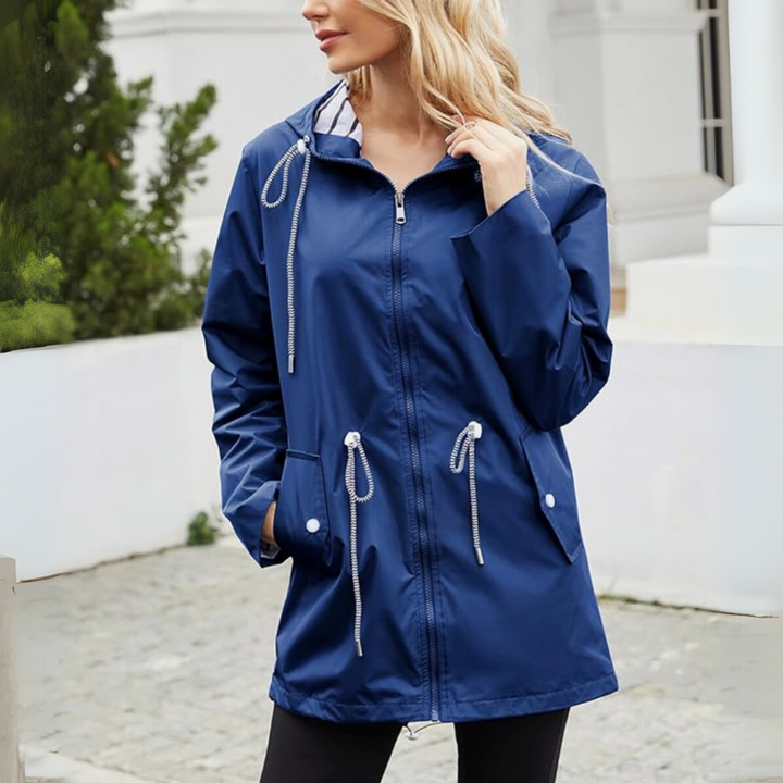 Women's Hooded Zip-Up Coat
