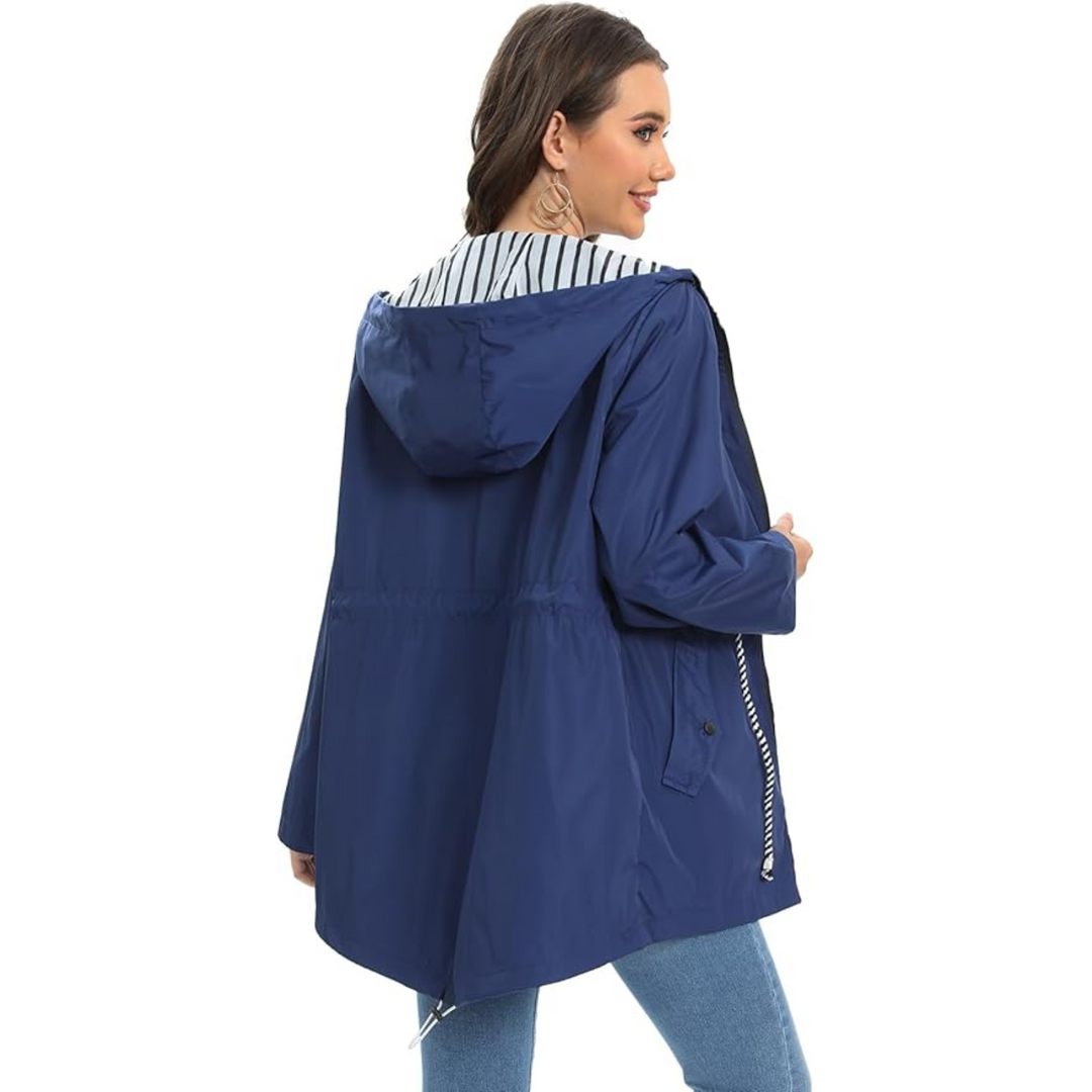 Women's Hooded Zip-Up Coat
