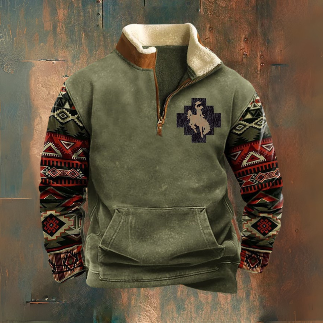 Fall Half Zip Jacket - Stylish & Comfortable Green