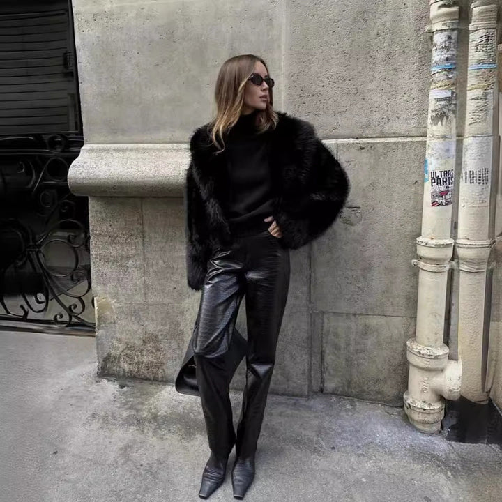 Faux Fur Coat - Stylish and Cozy Outerwear