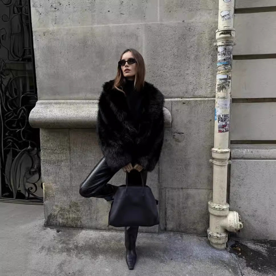 Faux Fur Coat - Stylish and Cozy Outerwear