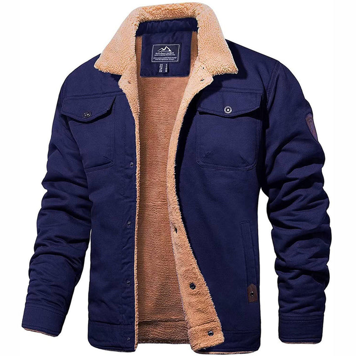 Fleece Bomber Jacket for Ultimate Comfort Blue