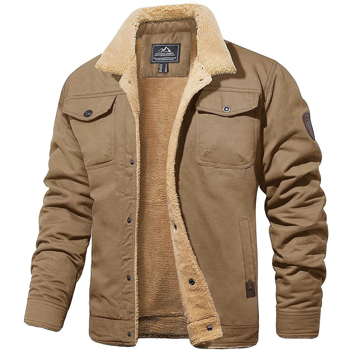 Fleece Bomber Jacket for Ultimate Comfort Khaki