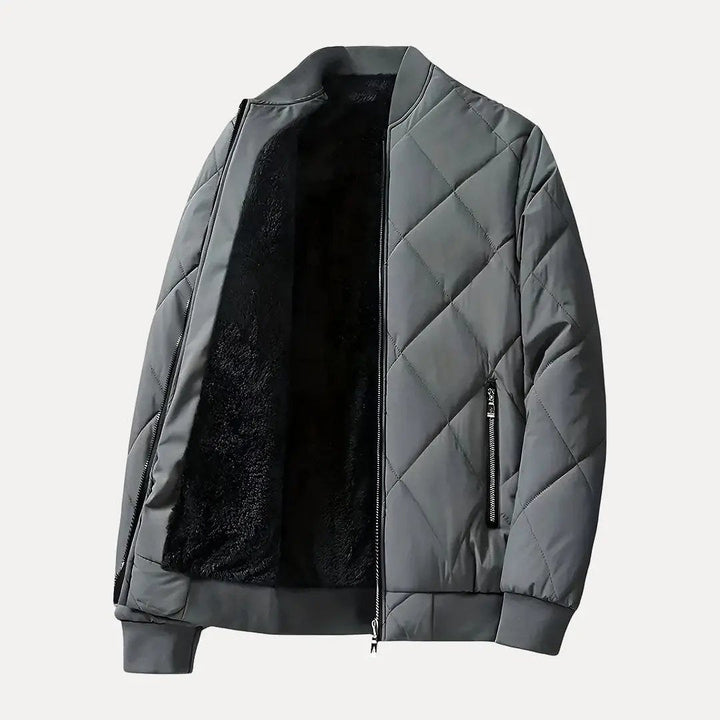 Fleece-Lined Cotton Padded Jacket
