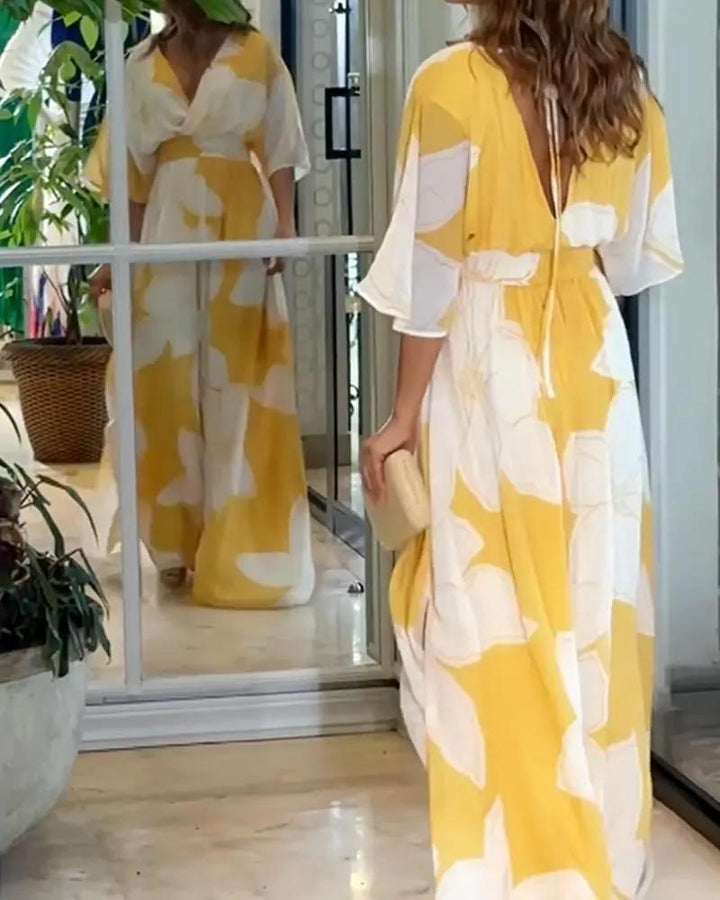 Women's Lightweight Floral Maxi Dress – Perfect for Summer-MODAUTLET