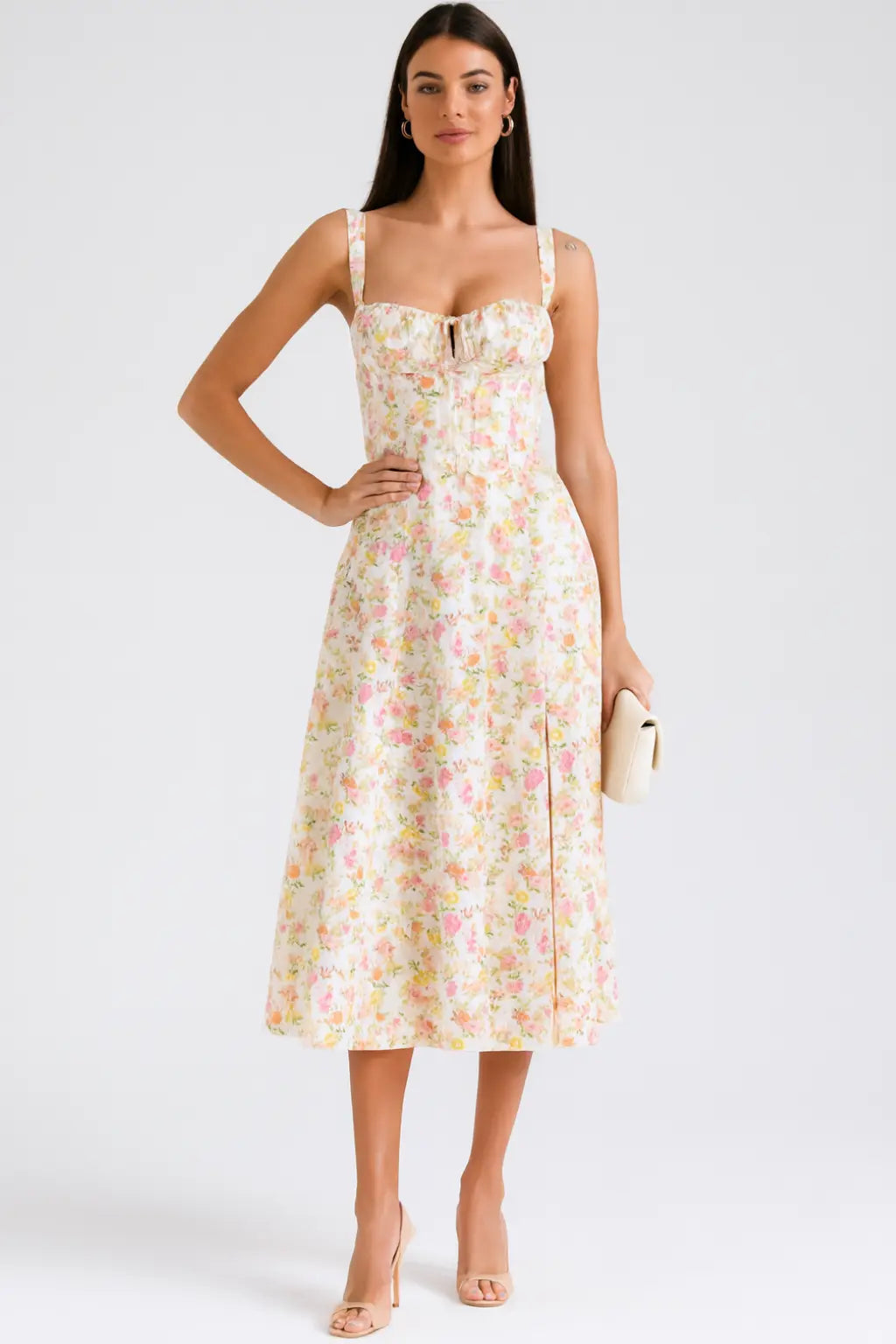 Women's Charming & Comfortable Floral Maxi Dress-MODAUTLET