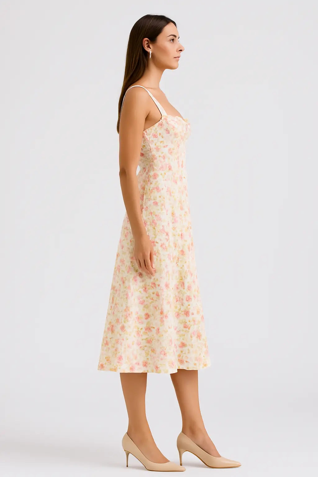 Women's Charming & Comfortable Floral Maxi Dress-MODAUTLET