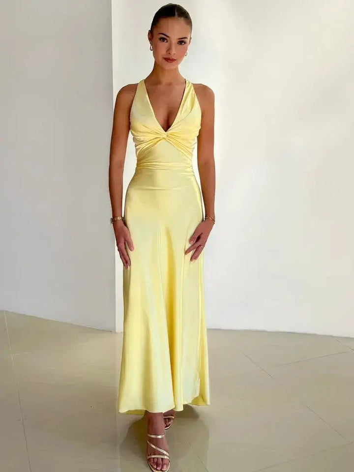 Women's Lightweight Flowing Maxi Dress – Elegant Summer Style-MODAUTLET