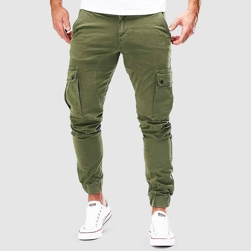 Men's Comfortable Cargo Pants Green