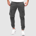 Men's Comfortable Cargo Pants Gray