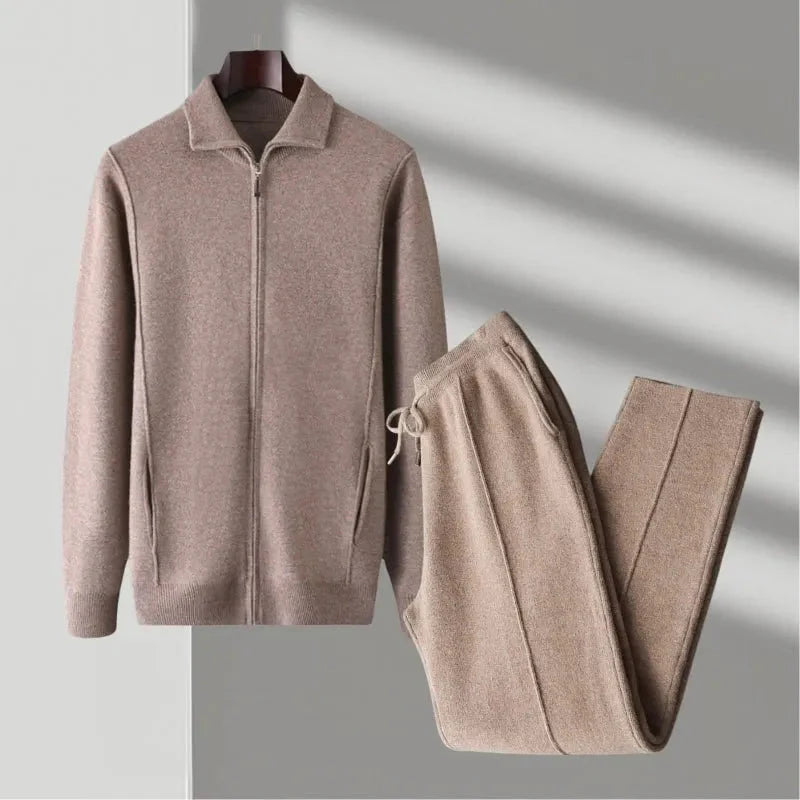 Merino Wool Set - Premium Quality Tan