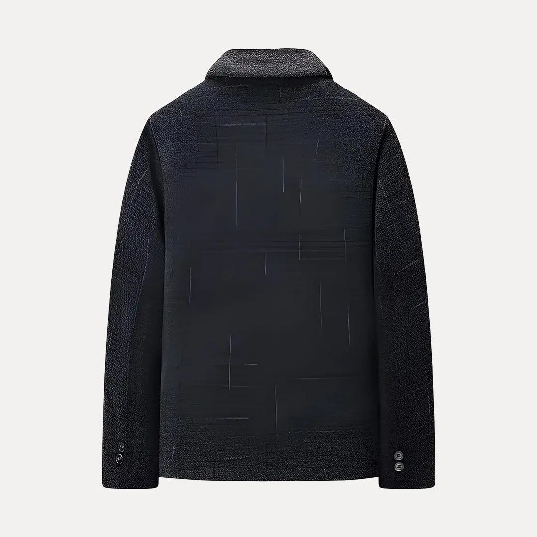 Fur-Lined Oxford Jacket