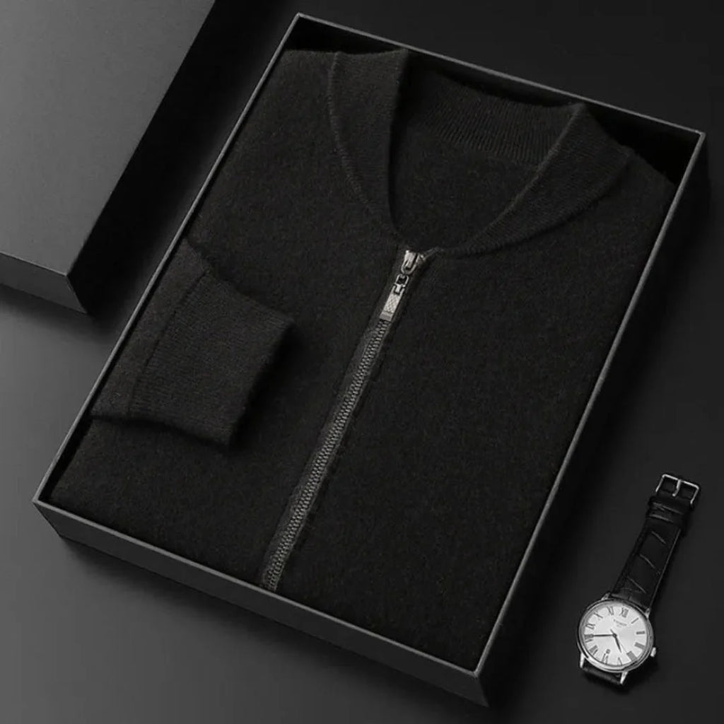 Cashmere Wool Lounge Set for Ultimate Comfort Black