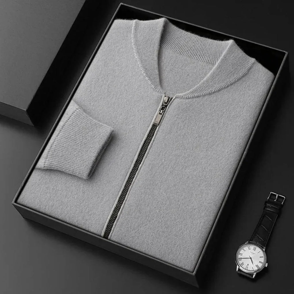 Cashmere Wool Lounge Set for Ultimate Comfort Light Gray