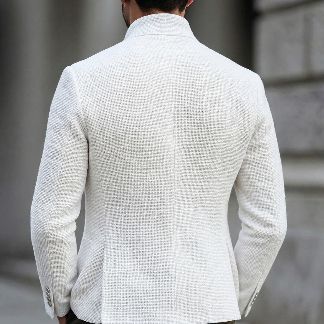 Blazer clásico de un solo pecho para hombre
