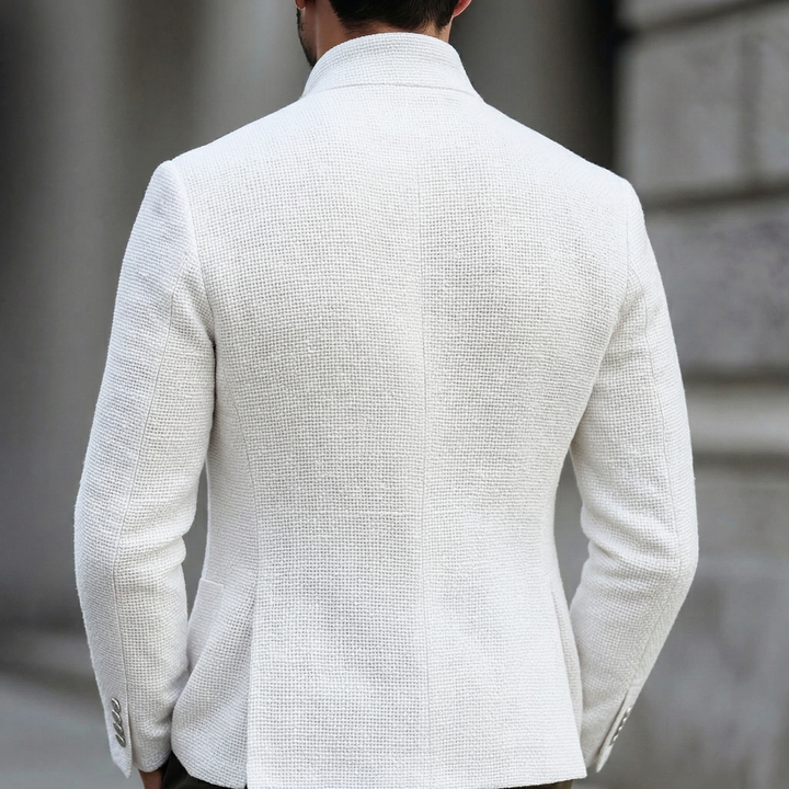 Blazer clásico de un solo pecho para hombre