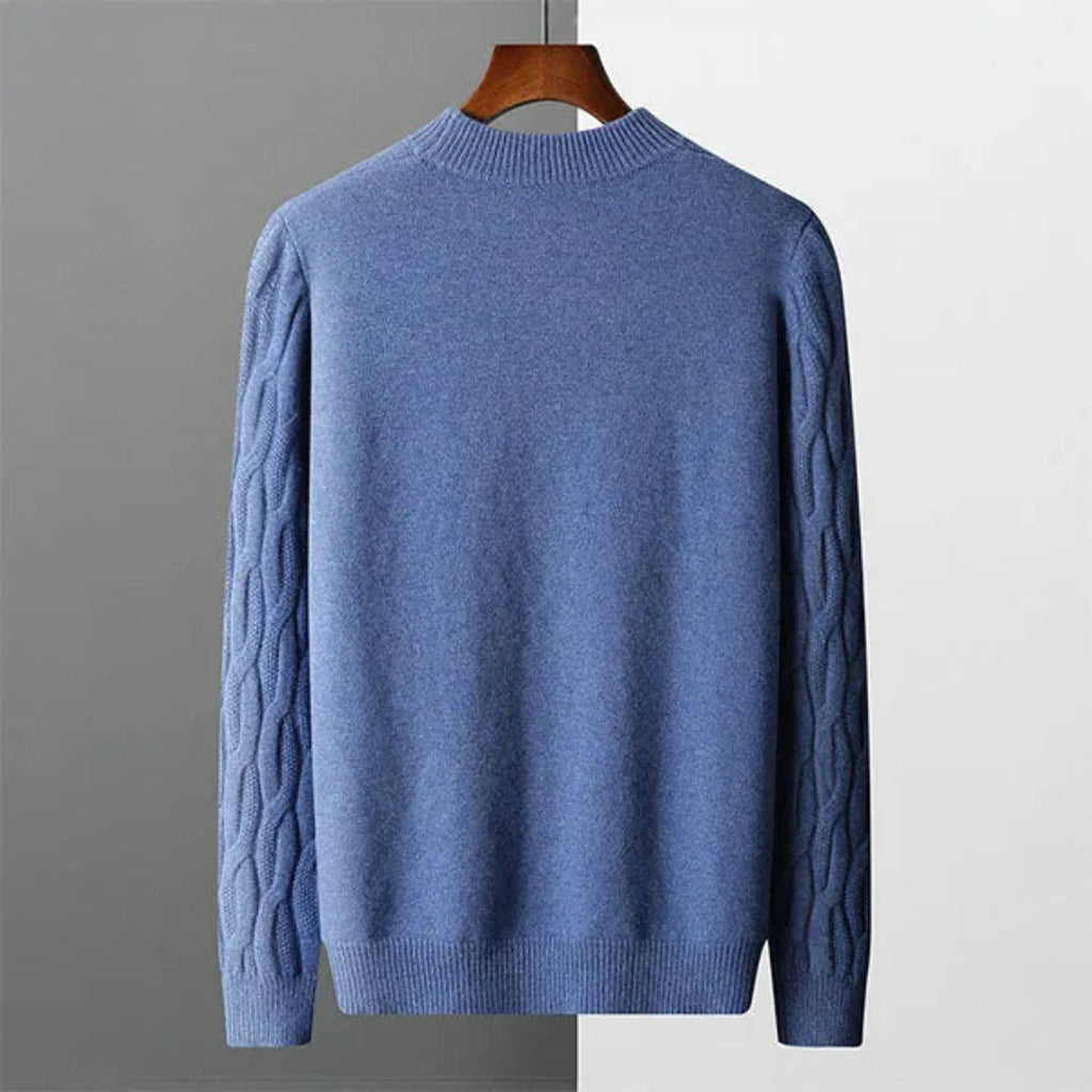 Luxurious Jacquard Cashmere Sweater