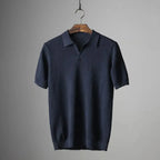 Classic Polo Shirt for Men Navy Blue