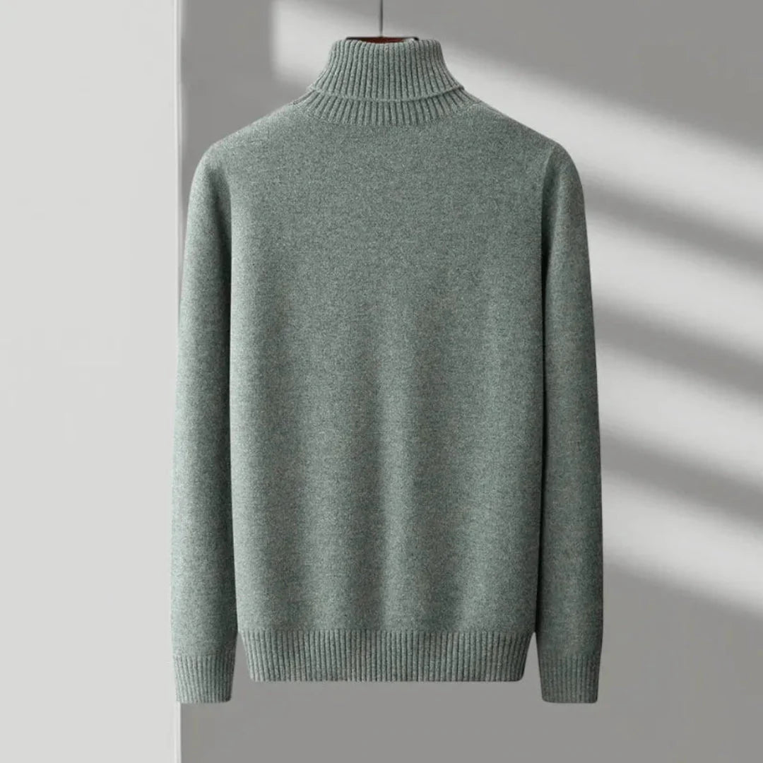Pure Wool Turtleneck Sweater for Ultimate Comfort
