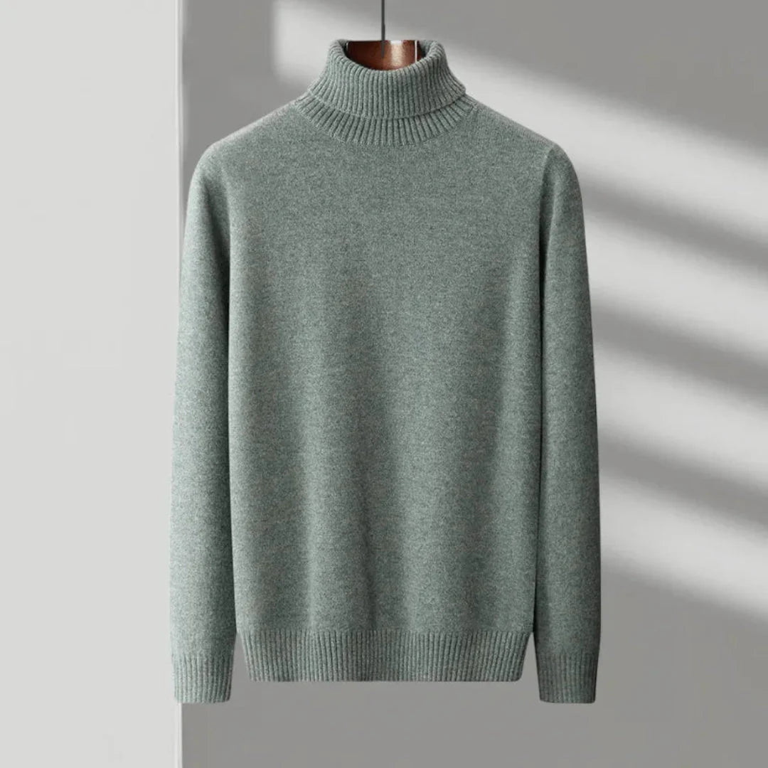 Pure Wool Turtleneck Sweater for Ultimate Comfort