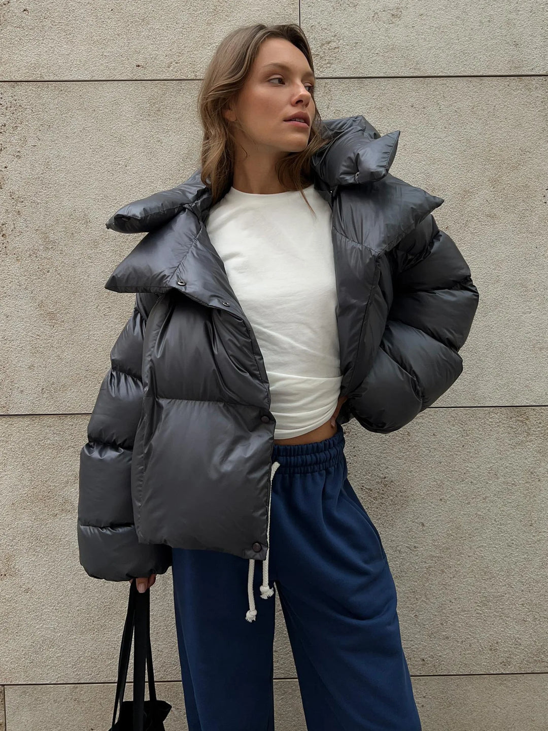Green Bomber Jacket for Stylish Comfort Black