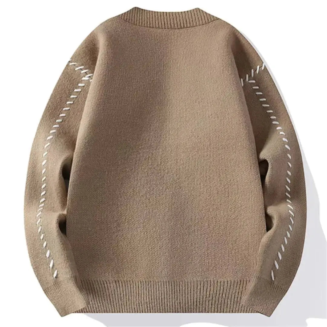 V-Neck Knitted Cardigan for Women