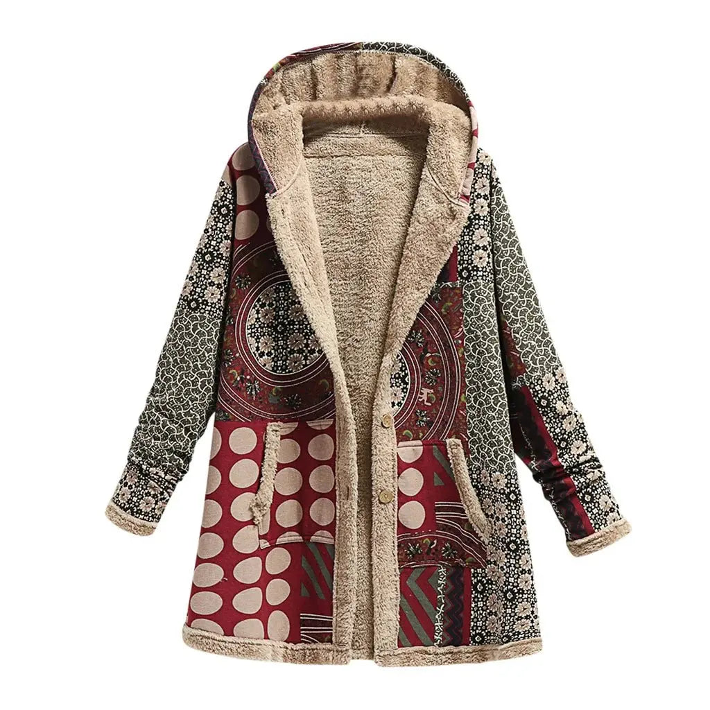 Patchwork Overcoat - Stylish and Versatile Outerwear