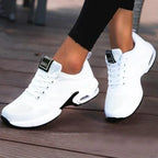 Women's Foot-Supportive Trainers in Unique Colors White