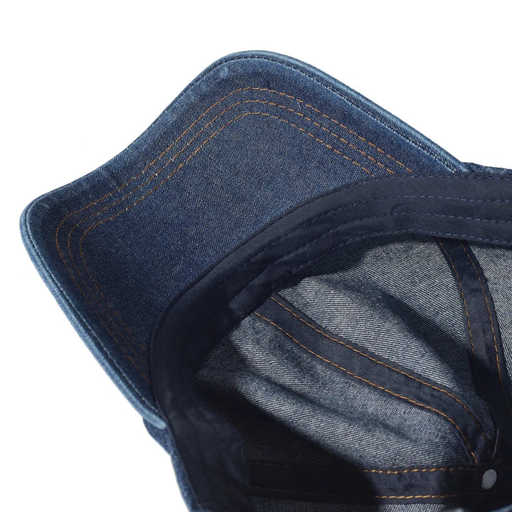 Vintage Washed Denim Hat-MODAUTLET
