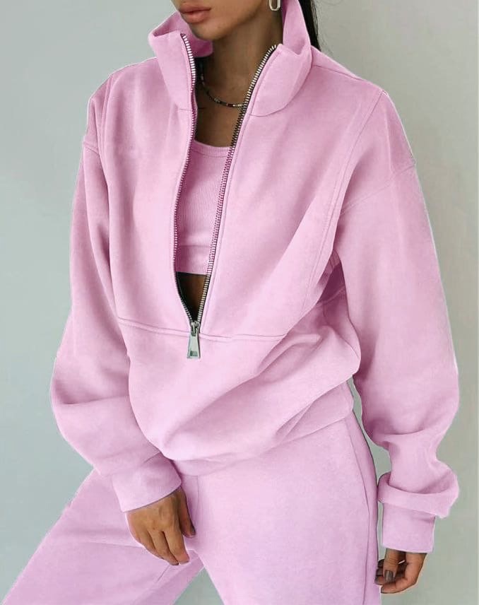 Grace | Conjunto Casual Oversized Feminino de Duas Peças