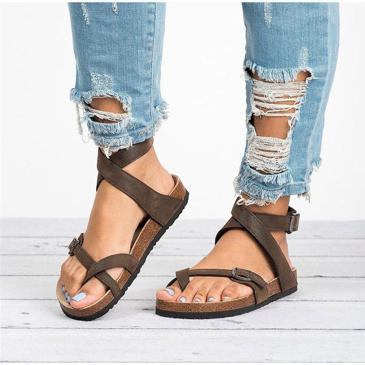 Women's Orthopedic Cross-Strap Sandal-MODAUTLET