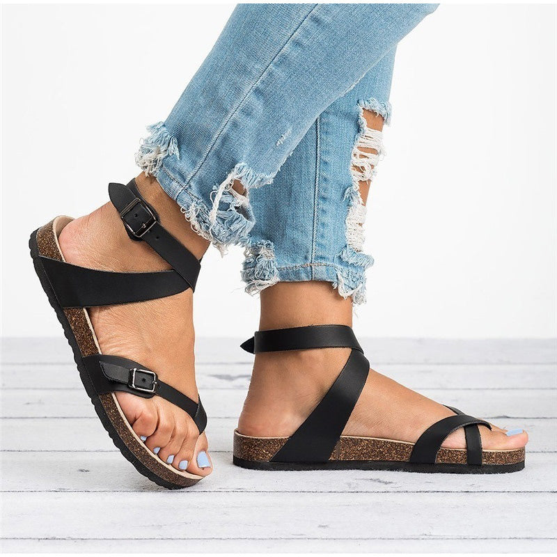 Women's Orthopedic Cross-Strap Sandal-MODAUTLET