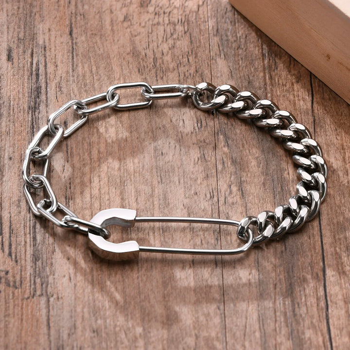 Stylish Cuban Chain Bracelet for Men-MODAUTLET