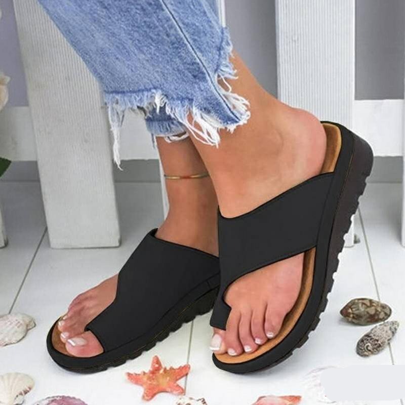 Women's Shock-Absorbing Summer Breeze Sandals Black