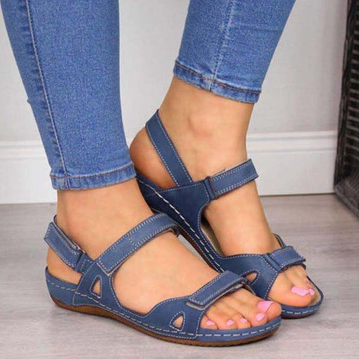 Women's Velcro Strap Orthopedic Summer Sandals-MODAUTLET