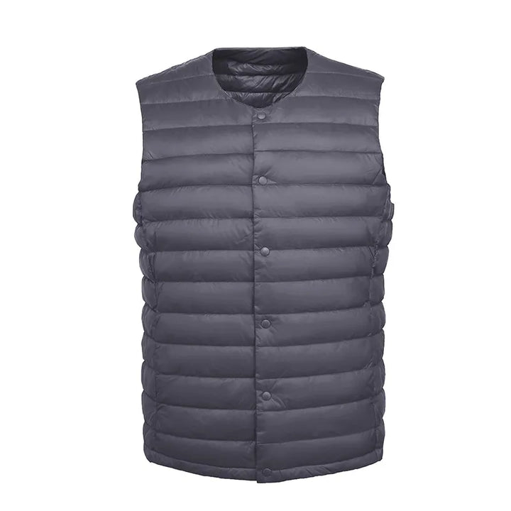 Chaleco acolchado de plumón ligero para hombre - Ideal para usar en capas