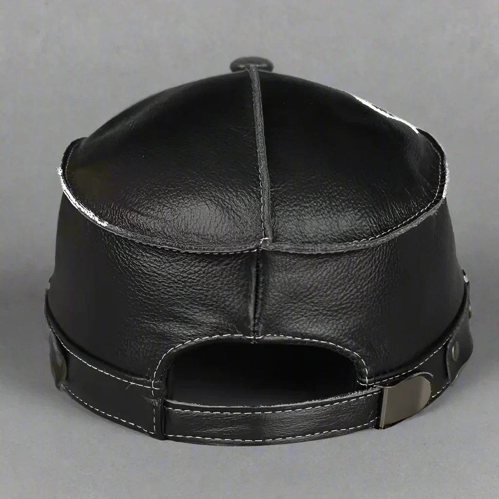 Genuine Leather Feedora Hat For Stylish Everyday Versatility-MODAUTLET