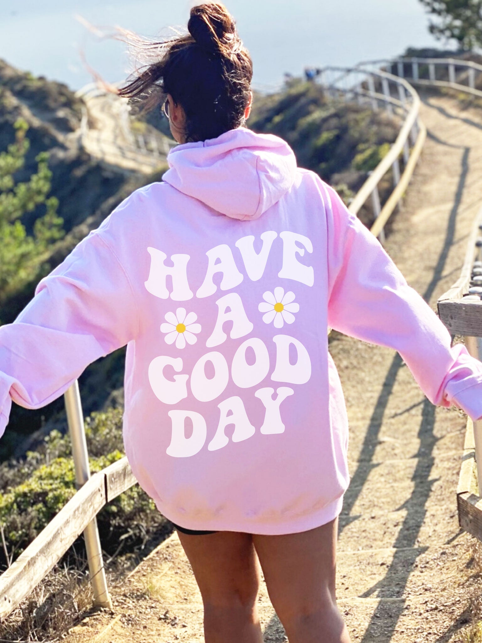 Polly - Oversized Hoodie Light Pink