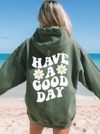 Polly - Oversized Hoodie Green