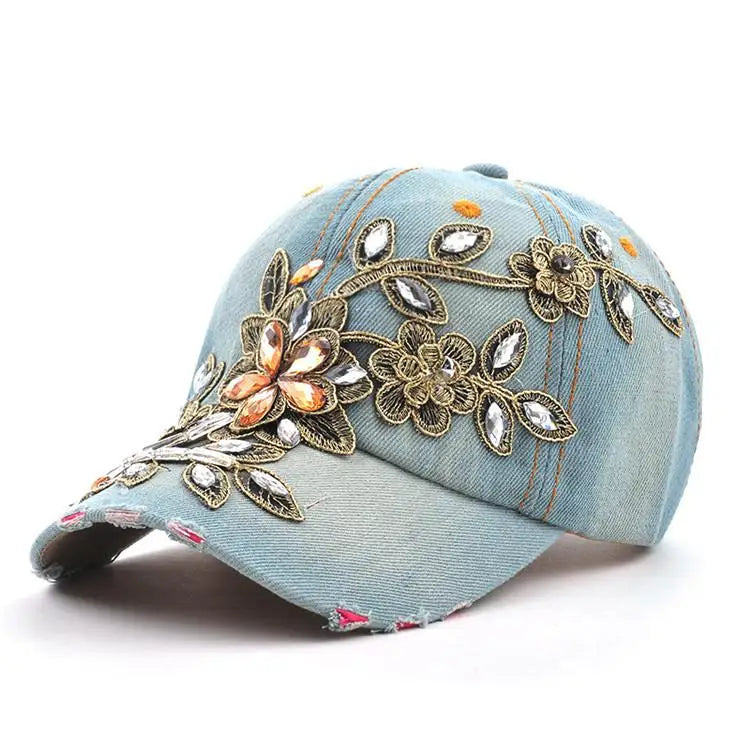 Stylish Denim Cap for Everyday Wear-MODAUTLET