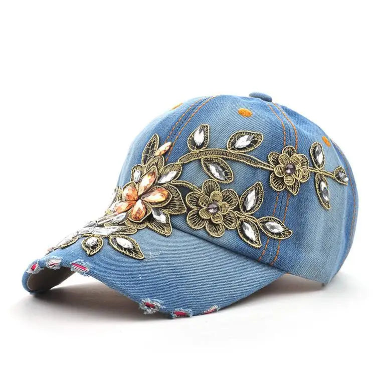 Stylish Denim Cap for Everyday Wear-MODAUTLET