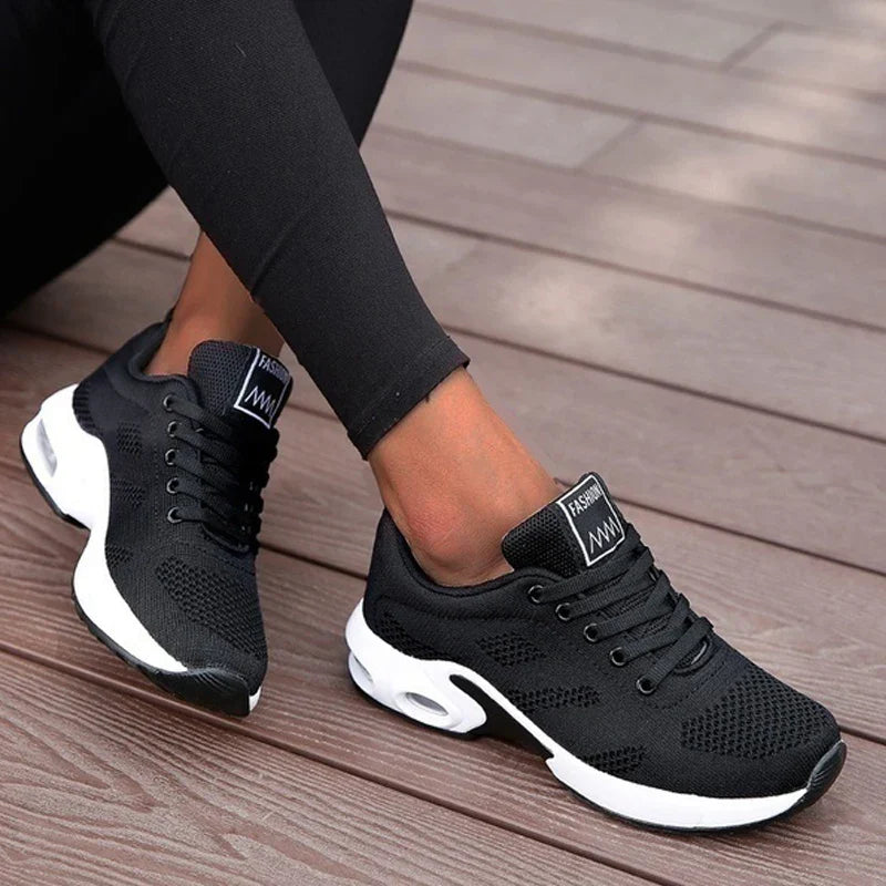 Women's CloudWalk Ergonomic Pain Relief Shoes Black