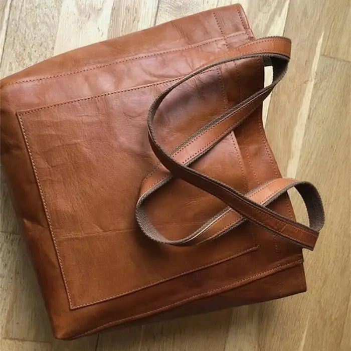 Leather Shoulder Bag For Women Stylish Everyday Carryall-MODAUTLET