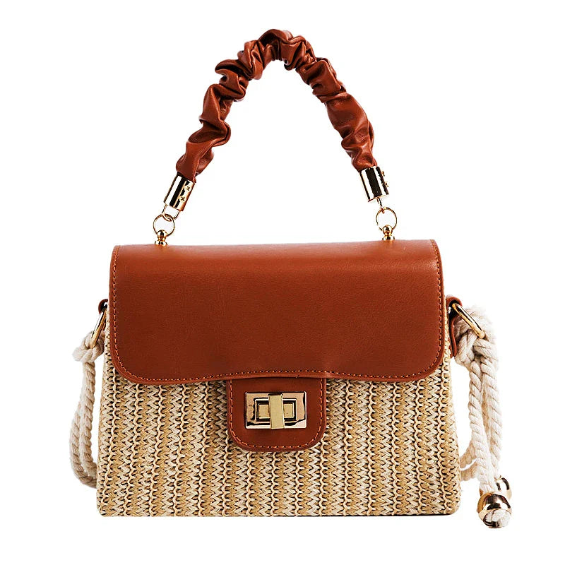 Stylish Designer-Inspired Handbag Brown CHINA