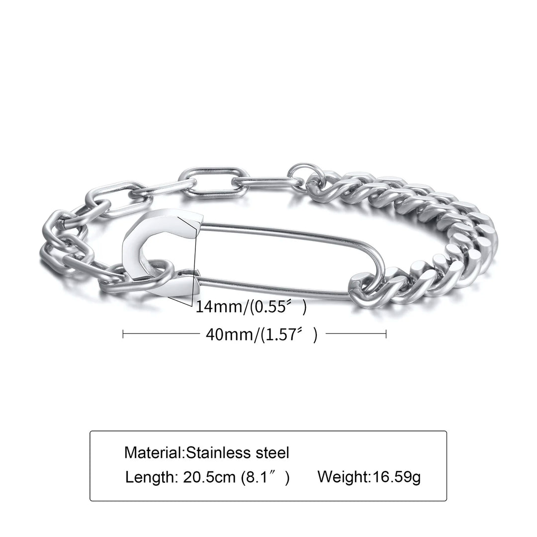 Stylish Cuban Chain Bracelet for Men-MODAUTLET